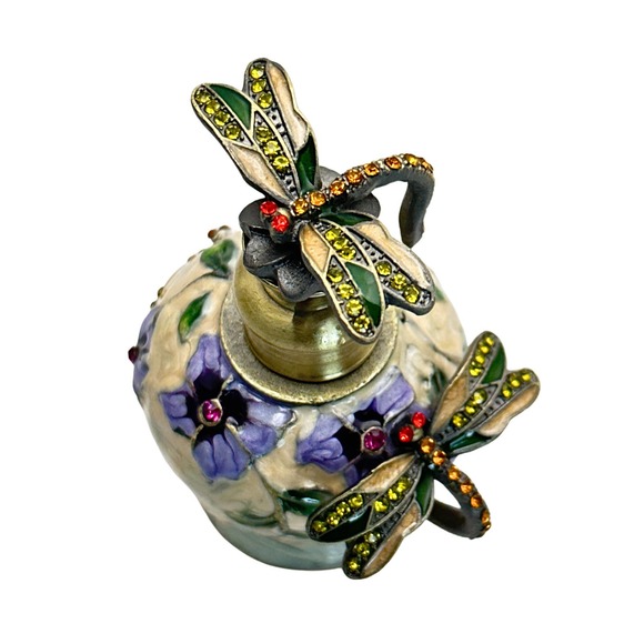 Evenchae Dragonfly Glass Perfume Bottle, 6 ml, Empty - with Gift Bag - Picture 4 of 10